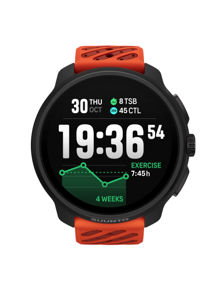 SUUNTO RACE 2 CORAL ORANGE sportinis laikrodis